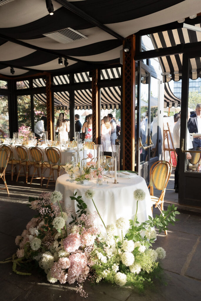 Candlelit wedding reception with timeless décor, romantic florals, and joyful moments.
